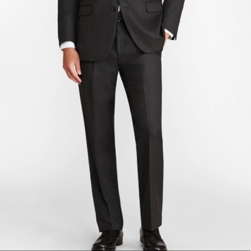 Brooks Brothers charcoal wool pants - 34/32